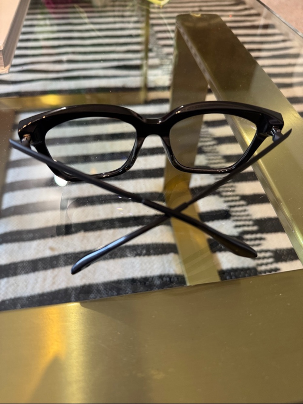 Diff Eyewear Black Cat-Eye blue light lens Glasses - Picture 3 of 4